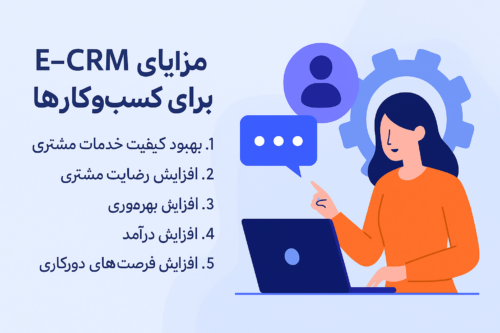 مزایای E-CRM-